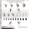 Service Caster 3 Inch 316SS Thermoplastic Rubber Swivel 7/8 Inch Expanding Stem Caster Set SCC-SS316EX20S314-TPRB-78-4 - alternate 3